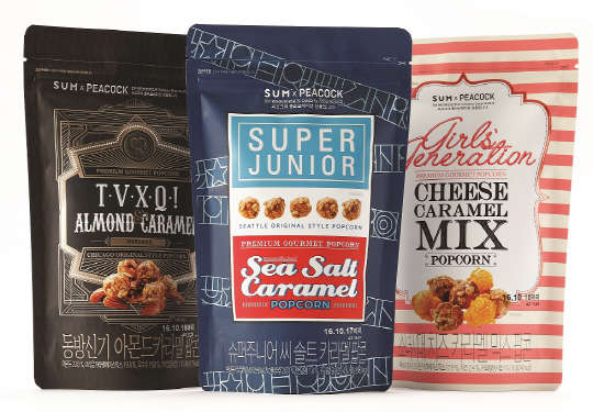 이마트와 SM 엔터테인먼트의 협업 상품 중 하나인 팝콘 <이마트 제공>